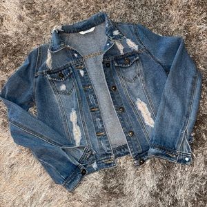 Small Jean jacket the brand is HIGHWAY Jeans